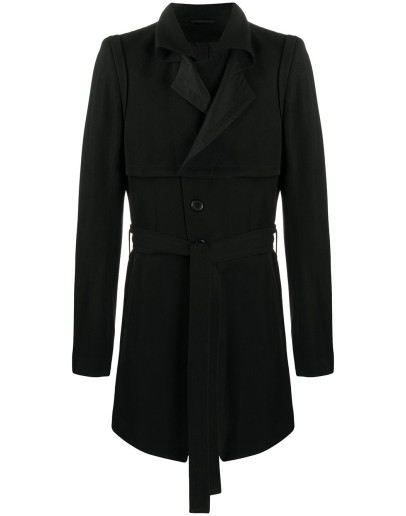 double breasted belted coat 