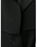 double breasted belted coat 