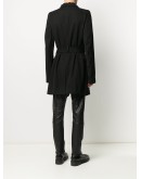 double breasted belted coat 