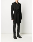 double breasted belted coat 
