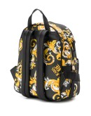 Barocco logo print backpack