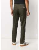 green straight leg chinos