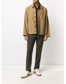 green straight leg chinos