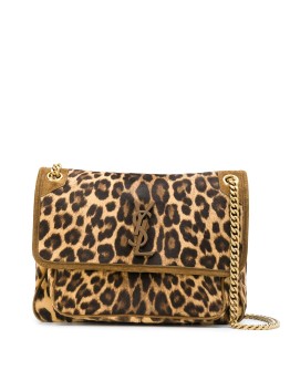Niki leopard-print shoulder bag