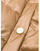 layered hooded coat