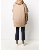 layered hooded coat