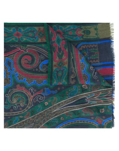 paisley print scarf