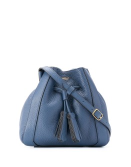 drawstring shoulder bag with tassel detail