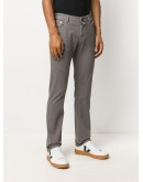 micro dash pattern trousers