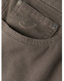 micro dash pattern trousers