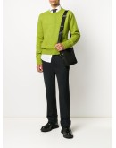 small logo plaque messenger bag
