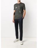abstract-print cotton T-shirt