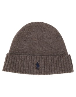 embroidered logo beanie