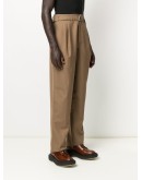 high-waisted trousers