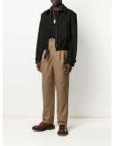 high-waisted trousers