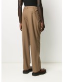 high-waisted trousers