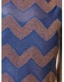 zig-zag lurex knit jumpsuit 