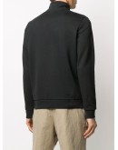 zip-up cotton sweatshirt