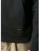 zip-up cotton sweatshirt
