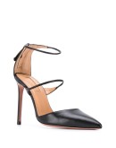 Minute 105mm pointed leather pumps