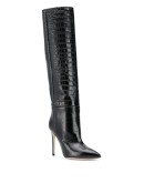 crocodile embossed boots 