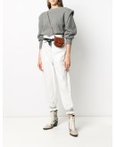 high-rise tapered jeans