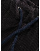 corduroy-effect jogging trousers