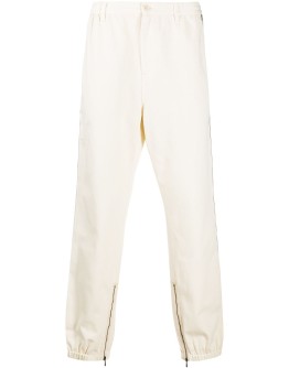  side-stripe tapered-leg trousers 