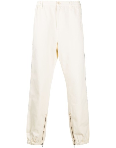  side-stripe tapered-leg trousers 