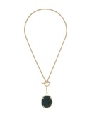 stone-pendant necklace