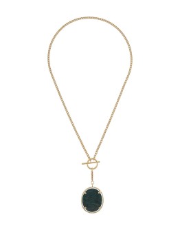 stone-pendant necklace
