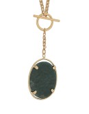 stone-pendant necklace