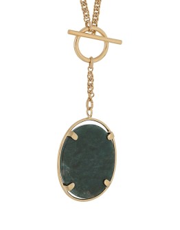 stone-pendant necklace