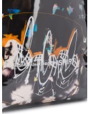 graffiti print tote bag