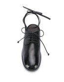 backless lace-up shoes