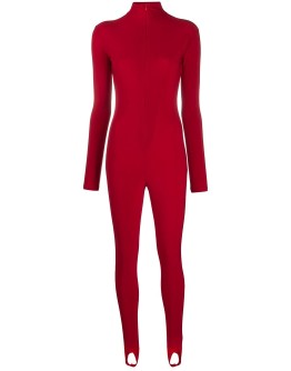 stirrup-hem catsuit 