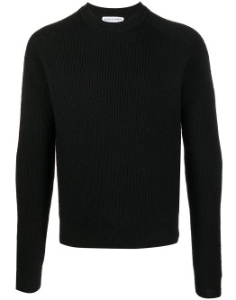 alpaca wool ribbed jumper