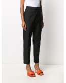 crop-leg tailored trousers