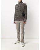 corduroy straight leg trousers