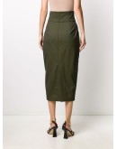 tailored wool pencil skirt