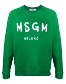 logo cotton sweatshirt