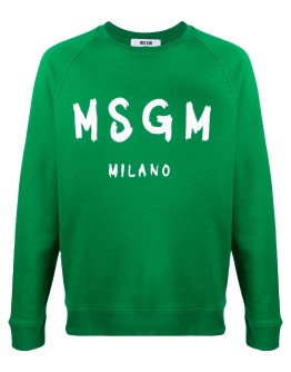 logo cotton sweatshirt