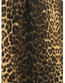 leopard-print roll-neck jumper