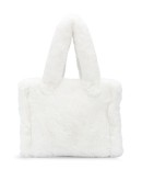 Litz eco-fur tote bag