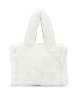 Litz eco-fur tote bag