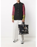 abstract-print tote bag