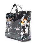 abstract-print tote bag