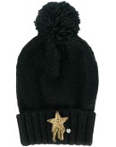 beaded star beanie hat