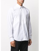 pleated bib shirt
