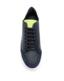 contrast-panel low-top sneakers